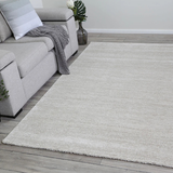 Pria Cream Textured Modern Rug