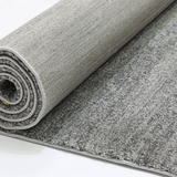 Pria Grey Textured Modern Rug