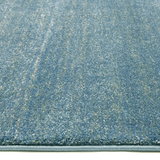 Pria Teal Textured Modern Rug