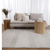 Priva Ivory Multi Braided Pattern Wool Rug