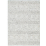 Priva Ivory Multi Braided Pattern Wool Rug