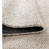 Priva Ivory Hand Woven Textured Wool Rug