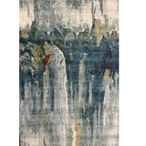 Pirea Forest Green Abstract Rug