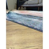 Pirea Rose Taupe Abstract Rug