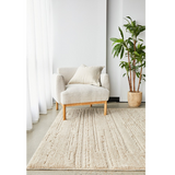 Seda Natural Textured Lines Rug