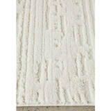 Seda White Textured Lines Rug