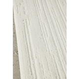 Seda White Textured Lines Rug