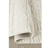 Seda White Textured Lines Rug