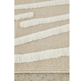 Seda Natural Modern Abstract Lines Pattern Rug
