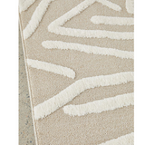 Seda Natural Modern Abstract Lines Pattern Rug