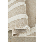 Seda Natural Modern Abstract Lines Pattern Rug