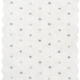 Millie White Multi Scalloped Confetti Kids Rug