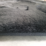 Sophie Black Shag Rug