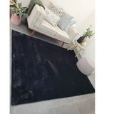 Sophie Black Shag Rug
