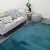 Sophie Emerald Green Shag Rug