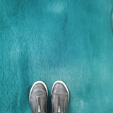 Sophie Emerald Green Shag Rug