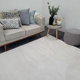 Sophie Light Beige Shag Rug