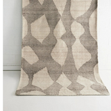 Isla Brown Beige Modern Abstract Design Wool Rug
