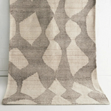 Isla Brown Beige Modern Abstract Design Wool Rug