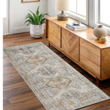 Vivien Blue Grey Tribal Medallion Rug