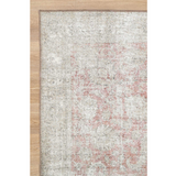 Vivien Natural Red Distressed Transitional Rug