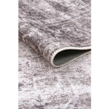 Vivien Grey Medallion Bordered Rug