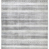 Vivien Grey Tribal Pattern Rug