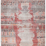 Vivien Red Tribal Multi Pattern Rug