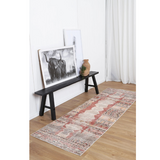 Vivien Red Tribal Multi Pattern Rug