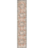 Vivien Grey Beige Distressed Medallion Rug