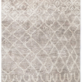 Vivien Grey Beige Diamond Abstract Pattern Rug