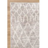 Vivien Grey Beige Diamond Abstract Pattern Rug