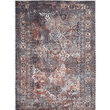 Vivien Red Black Oriental Transitional Rug