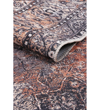 Vivien Red Black Oriental Transitional Rug
