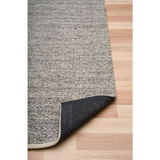 Valerie Dark Grey Modern Textured Wool Blend Rug