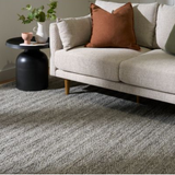 Valerie Dark Grey Modern Textured Wool Blend Rug