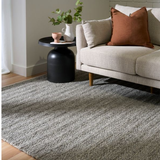 Valerie Dark Grey Modern Textured Wool Blend Rug