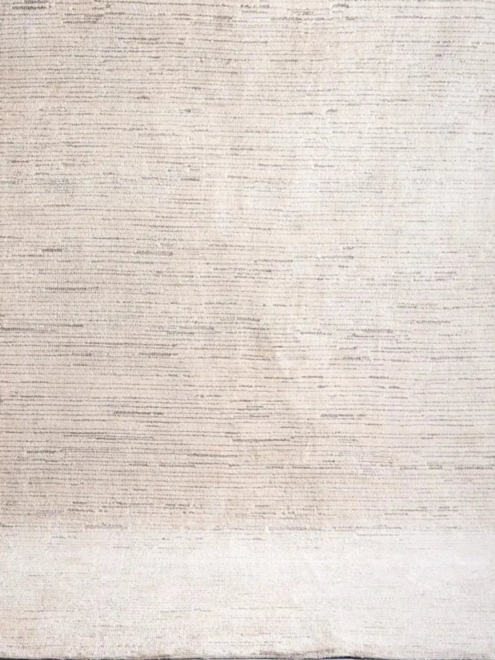 Isla Ivory Linear Scandinavian Wool Rug