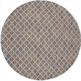 Clare Brown Diamond Lattice Wool Rug