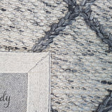 Essence Nordic Diamond Felted Wool Grey Rug