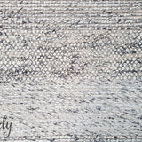Essence Armani Multi Weave Grey Felted Wool Rug