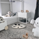 Essence Armani Multi Weave Grey Felted Wool Rug