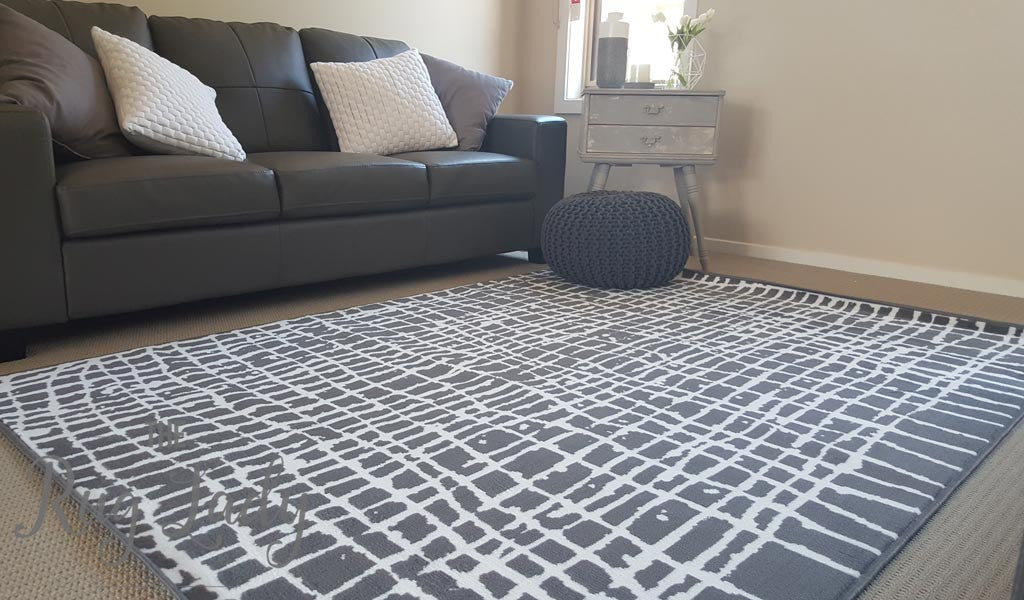Studious Grey Stripe Abstract