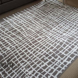 Studious Natural Grey Stripe Abstract