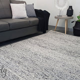 Essence Armani Multi Weave Grey Felted Wool Rug