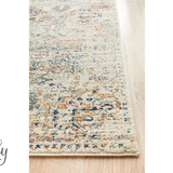 Celine Silver Multi Colour Medallion Hallway Runner