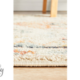 Heirloom Ivory Autumn Transitional Medallion Rug