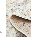 Celine Silver Multi Colour Medallion Hallway Runner