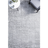 Angelica Silver Shaggy Rug