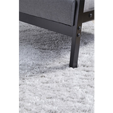 Angelica Silver Shaggy Rug